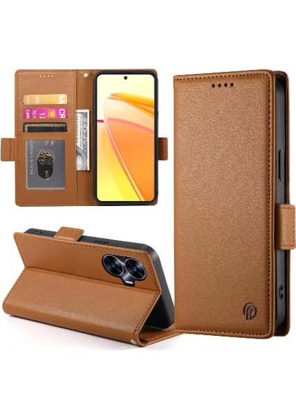 Realme C55 Cüzdan Kart Yuvaları Için Flip Case Iş Çevirme Günlük Kullanım (Yurt Dışından) fırsatları