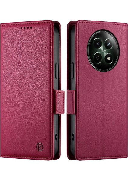Realme 12 5g Günlük Kullanım Için Flip Case Iş Cüzdan Kart Yuvaları Flip (Yurt Dışından)