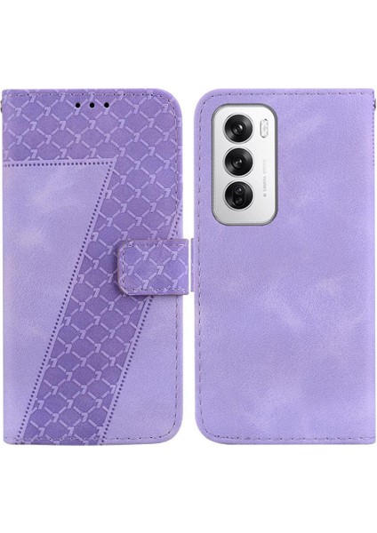 Oppo Phone 12 5g Için Telefon Kılıfı Pu Deri Kart Yuvası Fonksiyonu Cüzdan Flip (Yurt Dışından)