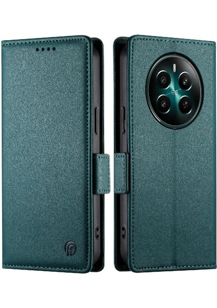 Realme 12 Artı Cüzdan Kartvizit Yuvaları Flip Case Günlük Kullanım Için Flip Case (Yurt Dışından)