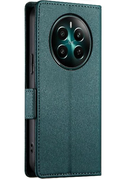 Realme 12 Artı Cüzdan Kartvizit Yuvaları Flip Case Günlük Kullanım Için Flip Case (Yurt Dışından)