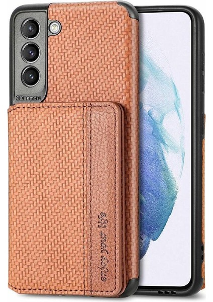 Samsung Galaxy S21 Artı Rfıd Engelleme Manyetik Kart Tutucu Standı (Yurt Dışından)