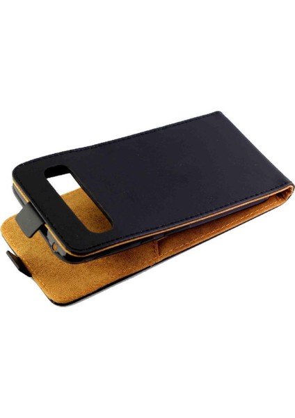 Google Piksel 8 Pro Tpu Deri Kart Yuvası Iş Için Dikey Flip Case (Yurt Dışından)