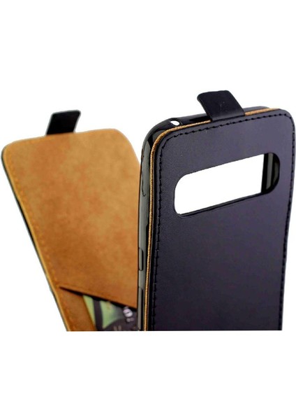 Google Piksel 8 Pro Tpu Deri Kart Yuvası Iş Için Dikey Flip Case (Yurt Dışından)