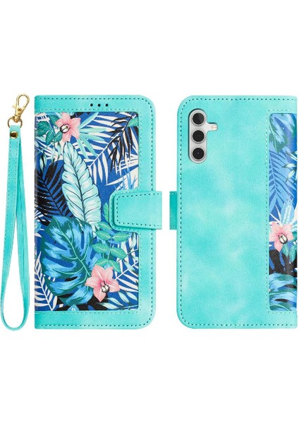 Samsung Galaxy S24 Manyetik Kapatma Anti Scratch Kickstand Için Cüzdan Kılıf (Yurt Dışından)