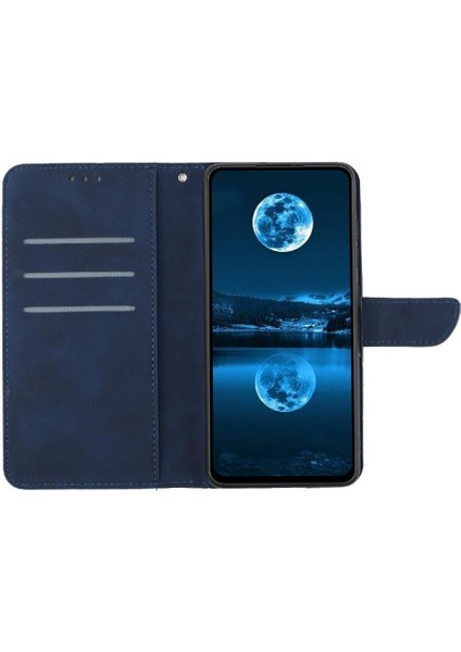 Sony Xperia 10 Vı Dikiş Için Flip Case Kabartmalı Yüksek Kaliteli Tpu Yumuşak (Yurt Dışından)