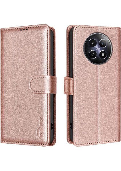 Realme 12 5g Cüzdan Manyetik Pu Deri Rfıd Engelleme Kartı Için Flip Case (Yurt Dışından) indirimleri