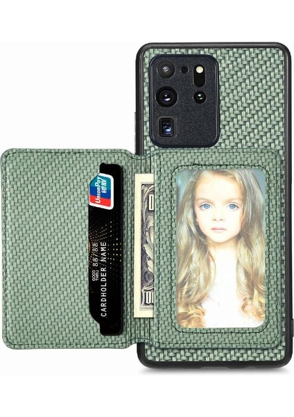 Samsung Galaxy S20 Ultra Standı Fonksiyonu Için Kılıf Rfıd Engelleme Komple (Yurt Dışından)