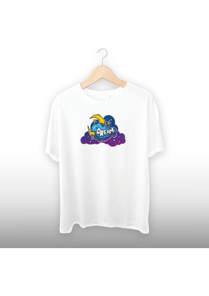Dream Detaylı Unisex Tişört