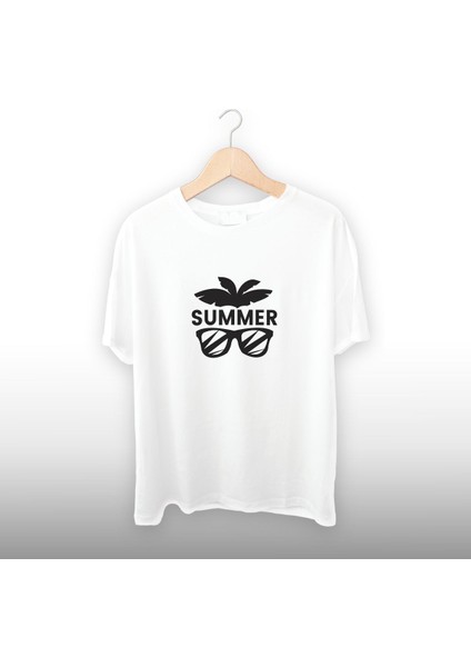 Summer Detaylı Unisex Tişört
