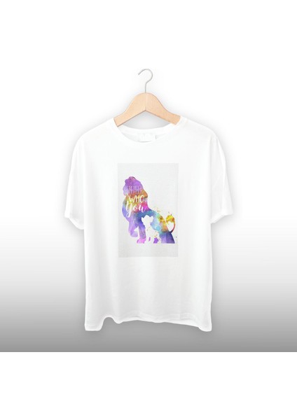 Aslan ve Yavrusu Detaylı Unisex Tişört