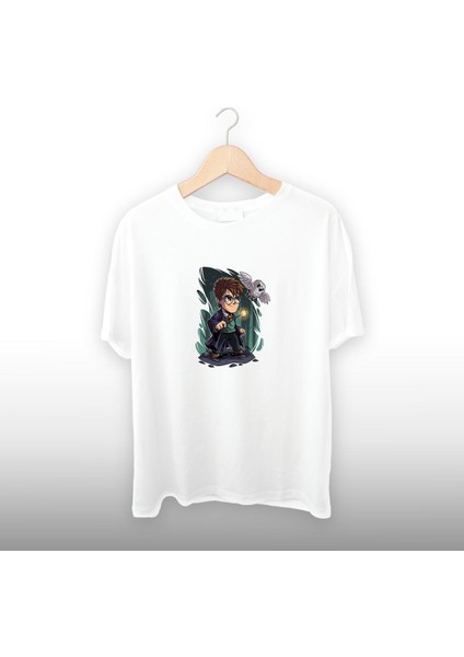Hary Potter Detaylı Unisex Tişört