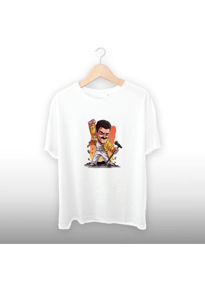 Türkücü Detaylı Unisex Tişört