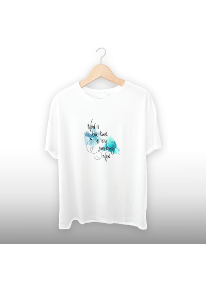 Now Is Detaylı Unisex Tişört
