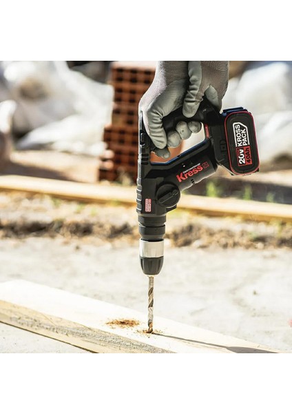 KUC50.91 20VOLT Kömürsüz 1.7j Profesyonel Sds-Plus Pnömatik Şarjlı Matkap + 10MM Mandren (Akü Dahil Değildir)