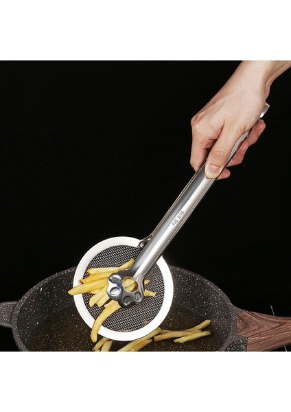 Paslanmaz Çelik Yiyecek Maşası Çok Fonksiyonlu Süzgeç Klipsi Mutfak Pişirme Klipsi (Yurt Dışından) fırsatları