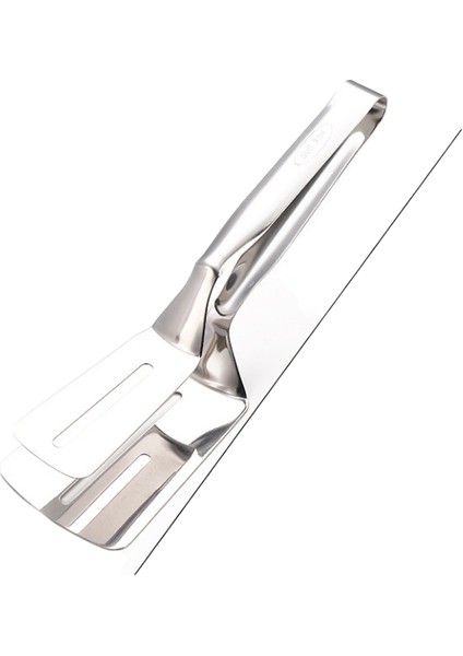 304 Paslanmaz Çelik Gıda Küreği Ev Anti-Haşlanma Çok Fonksiyonlu Kızartma Küreği Klipsi (Yurt Dışından)