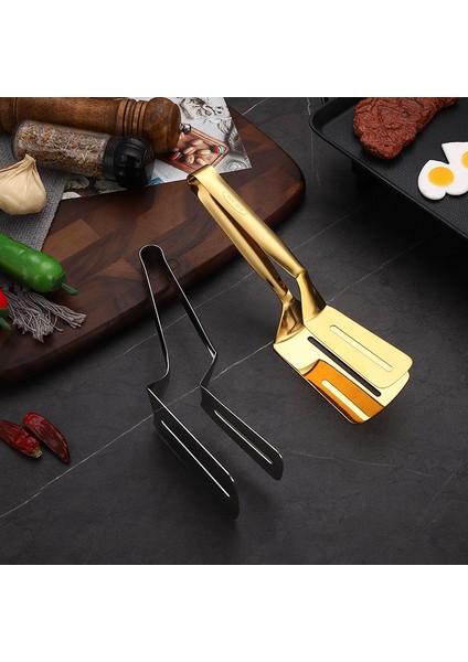 304 Paslanmaz Çelik Gıda Küreği Ev Anti-Haşlanma Çok Fonksiyonlu Kızartma Küreği Klipsi (Yurt Dışından) fiyatları
