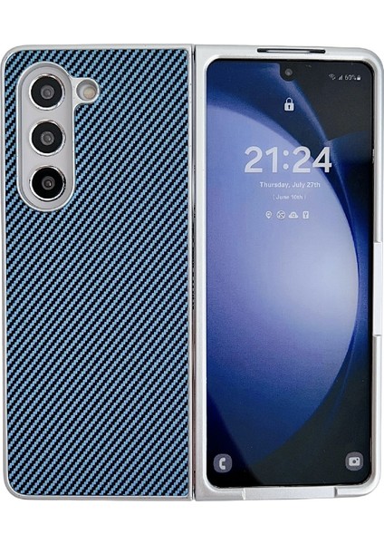 Samsung Galaxy Z Fold3 Için Kevlar Karbon Fiber Kılıf (Yurt Dışından)