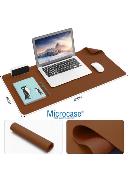 Deri Mouse Pad Laptop Bilgisayar Geniş Masa Matı 80X40 AL3023 fırsatları