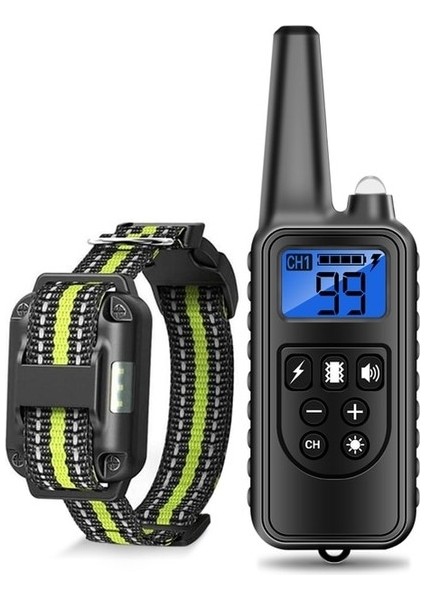 Senlinli 800M Elektrikli Köpek Eğitim Tasması Su Geçirmez Uzaktan Kumanda (Yurt Dışından)