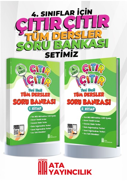 4. Sınıf Çıtır Çıtır Tüm Dersler Soru Bankası Set 1 Ve 2