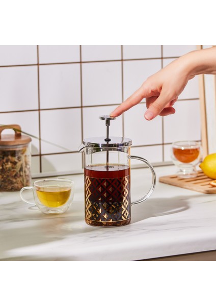 Game Borosilikat Cam French Press 600 ml