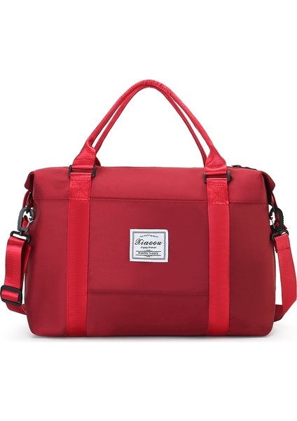 Kadınlar Için Nokta Büyük Kapasiteli Seyahat Çantası Kısa Mesafe Taşınabilir Büyük Kapasiteli Seyahat Çantası Crossbody Spor Spor Çantası Yoga (Yurt Dışından)