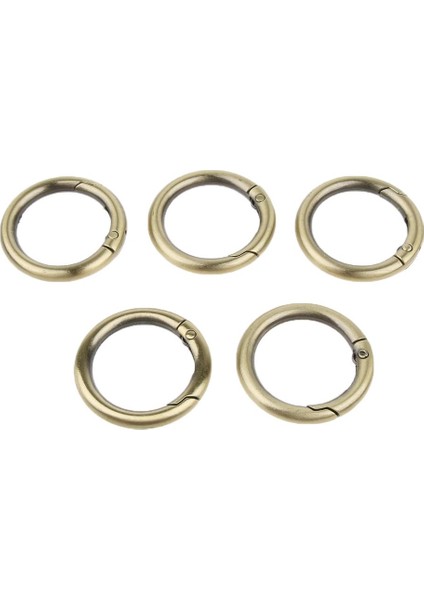 5 Çinko Yuvarlak Karabinalar Yaylı 32MM (Yurt Dışından)