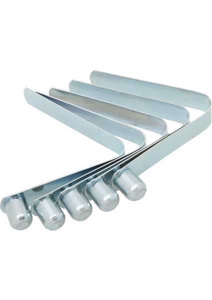 5 Yaylı Klips, Boş / 8mm x 10MM Sarı (Yurt Dışından)