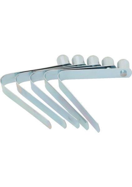 5 Yaylı Klips, Boş / 8mm x 10MM Sarı (Yurt Dışından)
