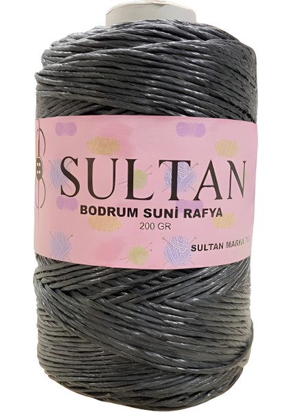 Elegantshop Sultan Bodrum Suni Raffia Rafya El Örgü Ipi 200 gr