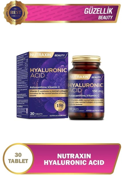 Hyaluronic Acid 30 Tablet 3'lu