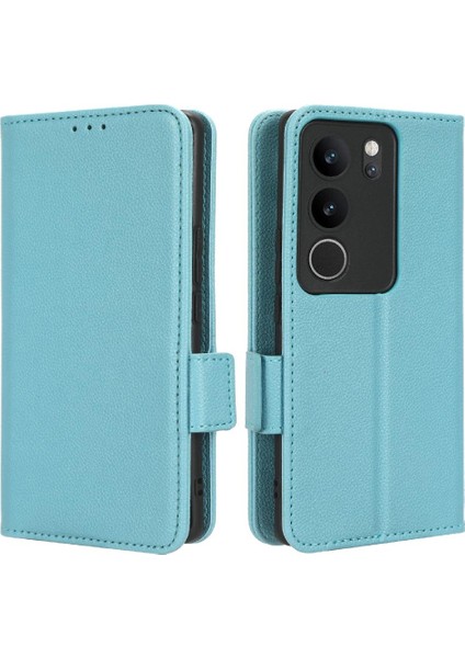 Vivo V29 5g Pu Deri Manyetik Kart Yuvaları Için Kılıf Tutucu Cüzdan Yan (Yurt Dışından)