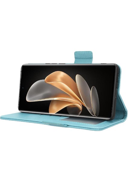 Vivo V29 5g Pu Deri Manyetik Kart Yuvaları Için Kılıf Tutucu Cüzdan Yan (Yurt Dışından)