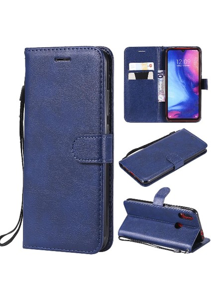 Xiaomi Redmi Not 7 Için Flip Case Yüksek Kalite Deri Iş Cüzdan (Yurt Dışından)