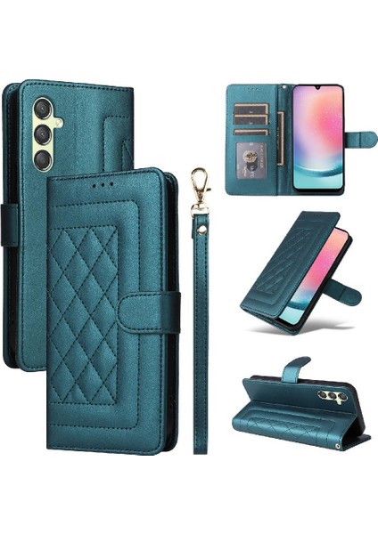 Samsung Galaxy A24 4g Için Flip Case Cüzdan Basit Iş Kapak Çevirin (Yurt Dışından)