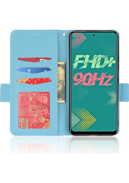 Infinix Sıcak 11S Kart Yuvaları Için Kılıf Tutucu Pu Deri Yan Toka Cüzdan (Yurt Dışından) modelleri