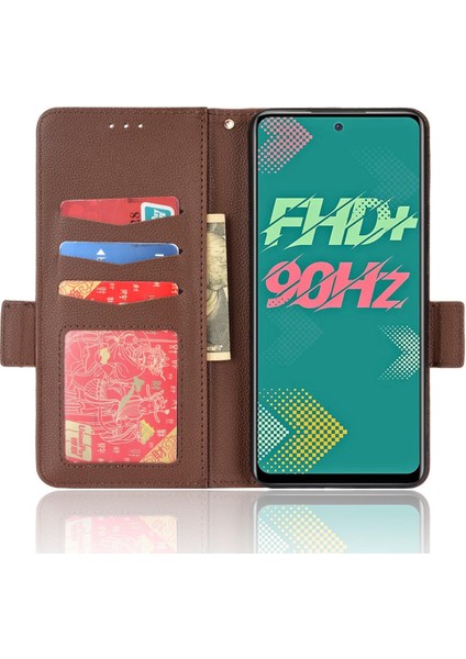 Infinix Sıcak 11S Kart Yuvaları Için Kılıf Tutucu Pu Deri Yan Toka Cüzdan (Yurt Dışından) fiyatları