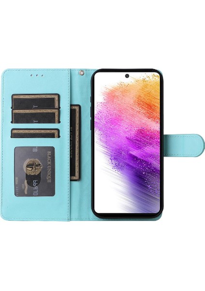 Samsung Galaxy A73 5g Için Flip Case Cüzdan Deri Kılıf Basit Iş (Yurt Dışından)