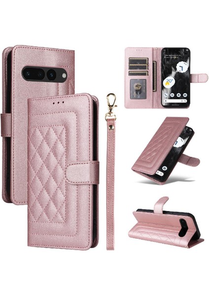 Google Piksel 7 Pro Deri Kılıf Için Flip Case Basit Iş Flip Kapak (Yurt Dışından)