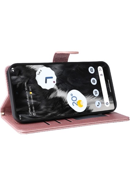 Google Piksel 7 Pro Deri Kılıf Için Flip Case Basit Iş Flip Kapak (Yurt Dışından)