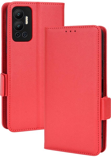 Infinix Sıcak 12 Manyetik Yan Toka Cüzdan Pu Deri Kart Yuvaları Için Kılıf (Yurt Dışından) modelleri
