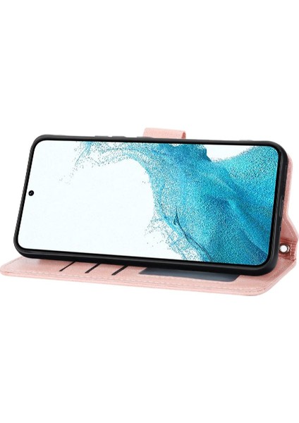 Bdt Shop Samsung Galaxy S24 Artı Kayış Kickstand Pu Deri Manyetik Için Flip Case (Yurt Dışından)