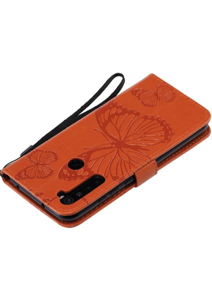 Kart Yuvası Standı ile Xiaomi Redmi Not 8 Için Flip Case Kickstand Pu (Yurt Dışından)