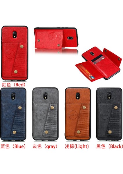 Cüzdan Durumda Xiaomi Redmi 8A Buit Demir Darbeye Koruyucu Kart (Yurt Dışından)
