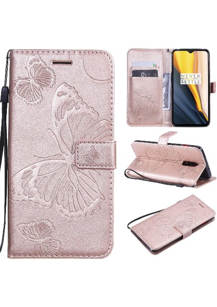 Oneplus 6t Için Flip Case Pu Deri Darbeye Kapak ile Kickstand Çevirin (Yurt Dışından)