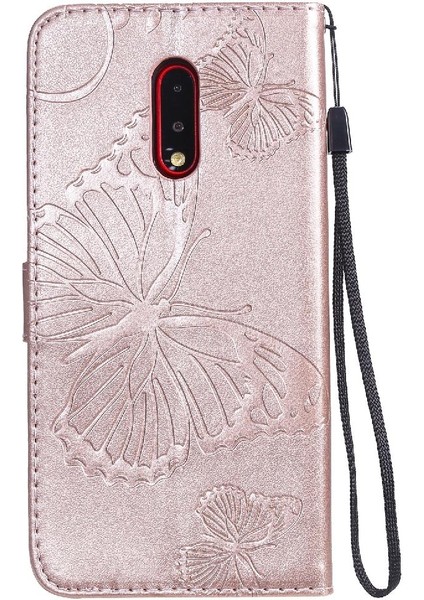Oneplus 6t Için Flip Case Pu Deri Darbeye Kapak ile Kickstand Çevirin (Yurt Dışından)