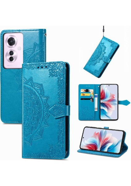 Oppo RENO11 F 5g Için Flip Case Kapak Deri Kılıf Basit Iş (Yurt Dışından)