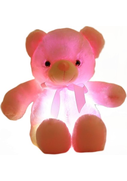 30 cm LED Peluş Teddy Bear Oyuncak (Pembe) (Yurt Dışından)